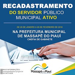 Prefeitura de Massapê do Piauí realiza recadastramento de servidores